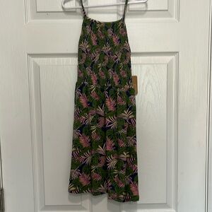 Bixby/Sundress/blue with green,pink and tan/size S 6-7